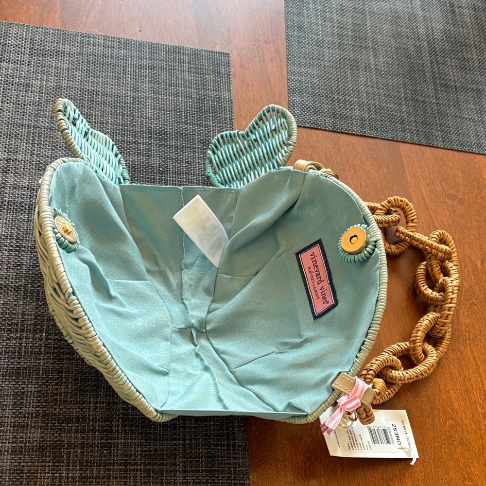 Vineyard Vines Blue Fish-Shaped Clutch - Picture 2 of 6